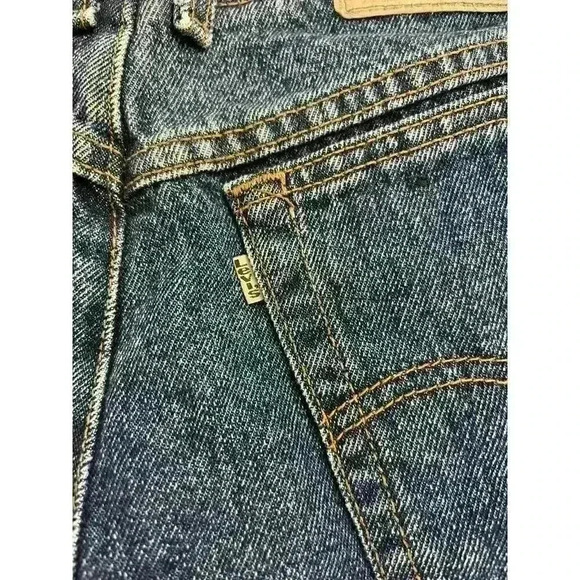 Vintage Levi's 900 Series Mom Blue Jeans Brown Tag Women's 31X31 Made In USA - Picture 10 of 12